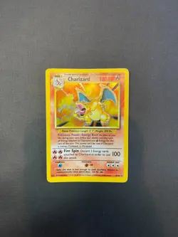 1999 Pokemon Charizard 4/102 Base Set Unlimited Holo Rare WOTC MP - Image 1