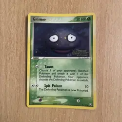 Pokemon TCG Card English ex Team Rocket Returns Grimer 56/109 Reverse Holo - Image 1