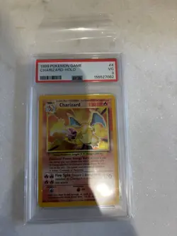 The Pokemon Company Charizard 4/102 Base Set Holo Rare English 1999 PSA Graded - Image 1
