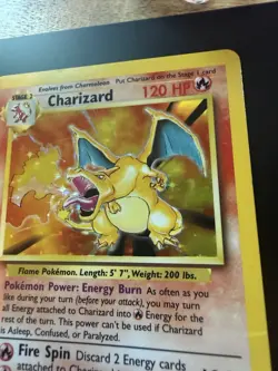 1999 Pokemon Base Set Charizard Holo #4/102 – Unlimited - Image 5