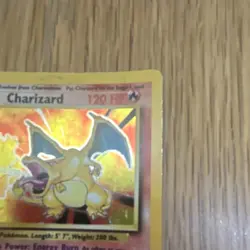 Pokemon TCG Base Set Charizard Holo Rare 4/102 1999 English 120 LP - Image 4