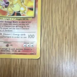Pokemon TCG Base Set Charizard Holo Rare 4/102 1999 English 120 LP - Image 5