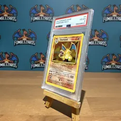 1999 Pokemon TCG Charizard Base Set Holo Unlimited Rare Card 4/102 PSA4 - Image 3