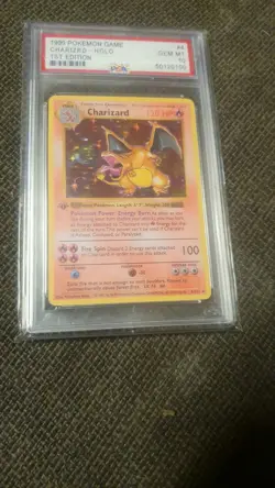 Wizards of the Coast 1999 Pokemon Base Set Charizard 4/102 Holo 1st Ed PSA 10 - Image 3