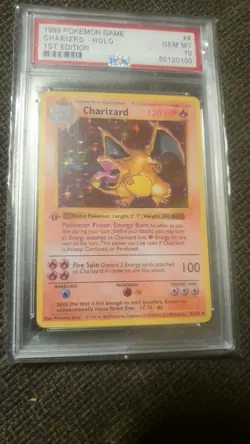 Wizards of the Coast 1999 Pokemon Base Set Charizard 4/102 Holo 1st Ed PSA 10 - Image 4
