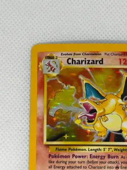 Vintage 1999 Pokemon Charizard Base Set Holo Rare Card 4/102 - AMAZING CONDITION - Image 5