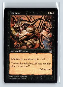 TORMENT - MTG Magic the Gathering Card - Stronghold - Common - Image 1