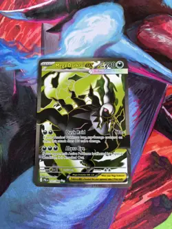 Pokemon TCG Mega Darkrai Ex 101/084 Full Art Ultra Rare Pitch Black - Image 1