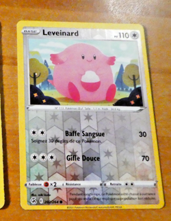POKEMON POING DE FUSION FRANCAISE CARD REVERSE HOLO CARTE 202/264 FR NM 2021 - Image 1