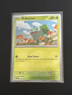 BULBASAUR - 1/132 Mega Evolution NM - Reverse Holo Common - Pokemon TCG Card - Image 1