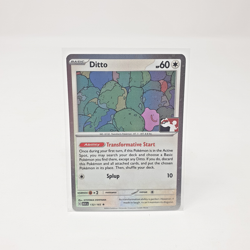 Ditto 132/165 151 Play! Prize Pack Series Stamp Cosmos Holo Pokemon TCG Card ENG - Image 1