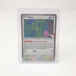 Ditto 132/165 151 Play! Prize Pack Series Stamp Cosmos Holo Pokemon TCG Card ENG - Image 3