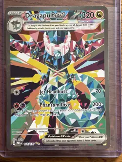 Pokemon TCG Dragapult EX Prismatic Evolutions Card 165/131 Sir - Image 1