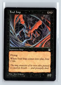 FOUL IMP - MTG Magic the Gathering Card - Stronghold - Common - Image 1