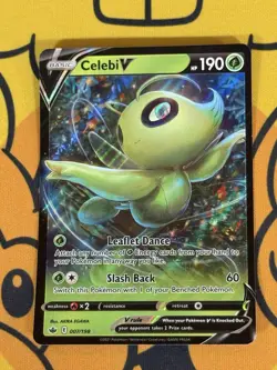 Celebi V - 007/198 - Pokemon Chilling Reign Sword & Shield Ultra Rare Card NM - Image 1