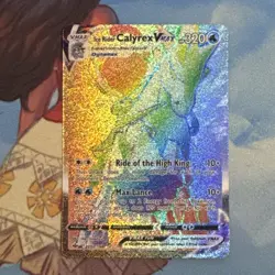 The Pokemon Company Ice Rider Calyrex VMAX 202/198 Chilling Reign Secret Holo - Image 1