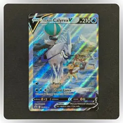 POKEMON ICE RIDER CALYREX V 164/198 RARE ULTRA CHILLING REIGN NEAR MINT - Image 1