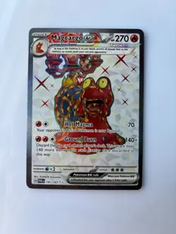 Pokemon TCG Magcargo ex Tera Full Art Ultra Rare 191/167 Twilight Masquerade NM - Image 2