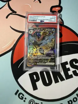Greninja EX 132 SVP Scarlet & Violet Promo Holo Card PSA 10 - Image 1