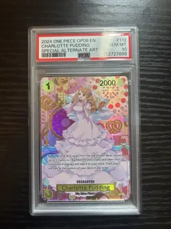 2024 One Piece OP03-112 Charlotte Pudding Special Alternate Art PSA 10 - Image 1