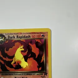 WoTC Nintendo Pokemon TCG 1st Edition Dark Rapidash 44/82 Team Rocket LP/MP - Image 2