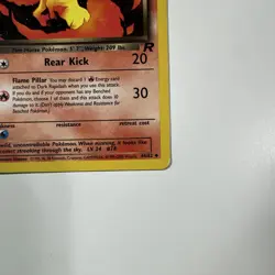 WoTC Nintendo Pokemon TCG 1st Edition Dark Rapidash 44/82 Team Rocket LP/MP - Image 3