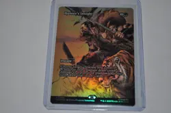 MTG magic SPIDERMAN mar MARVEL ETERNAL FOIL HUNTER'S INSIGHT #035 MYTHIC - Image 1