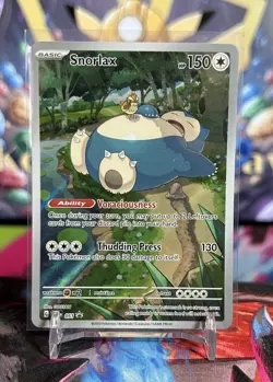 Pokemon Snorlax SVP 051 Scarlet & Violet 151 Black Star Promo English NM - Image 1