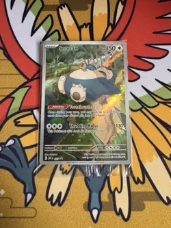 Sealed - Snorlax SVP 051 Scarlet & Violet 151 Black Star Promo Card - Image 1