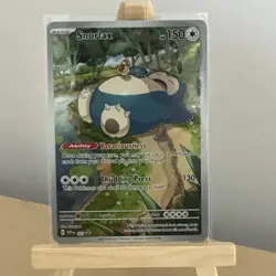 Pokemon TCG Snorlax SVP EN 051 Holo Promo Full Art Card SEALED Black Star - Image 1