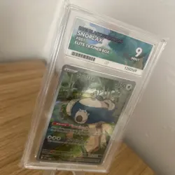 Pokemon Snorlax SVP 051 151 Black Star Promo Scarlet & Violet Ace 9 Gem Mint - Image 2