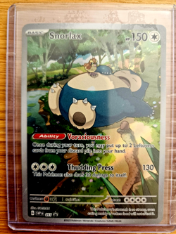 Pokemon 151 Snorlax SVP 051 Black Star ETB Promo Full Art Holo-SEALED NM/Mint - Image 2