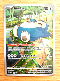 Pokemon 151 Snorlax SVP 051 Black Star ETB Promo Full Art Holo-SEALED NM/Mint - Image 4