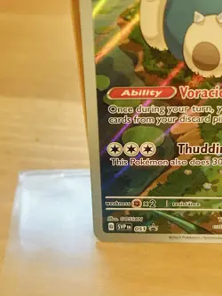 Pokemon TCG Snorlax Black Star Promo 051 NM SVP Full Art - Image 5