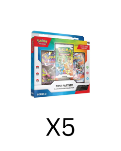 Pokemon TCG First Partner Illustration Collection Box Series 3 x5 ✅IN HAND✅ - Image 1