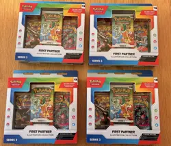 Pokemon TCG First Partner Illustration Collection Box Series 3 x4 ✅IN HAND✅ - Image 1