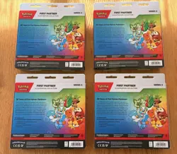 Pokemon TCG First Partner Illustration Collection Box Series 3 x4 ✅IN HAND✅ - Image 2