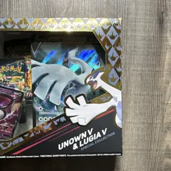 Pokemon TCG Crown Zenith Unown V & Lugia V Special Collection Box English NEW - Image 3