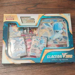 Pokemon TCG Glaceon VSTAR Special Collection Promo Sealed Box 2022 6+ Cards - Image 1