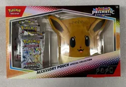 Pokemon TCG Prismatic Evolutions Accessory Pouch Special Collection Box Sealed - Image 1