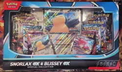 Pokemon TCG: Snorlax & Blissey EX Special Collection Box New Factory Sealed - Image 1