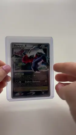 Pokemon TCG 2008 Darkrai LV.X Holo Card 104/106 Great Encounters - MP - Image 2