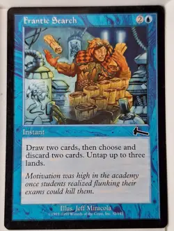 Frantic Search - Urza's Legacy - Magic the Gathering MTG Nice! - Image 1