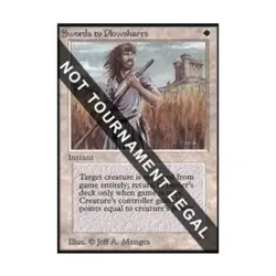 WOTC MtG Collector's Ed Swords to Plowshares (CE) (U) EX - Image 1