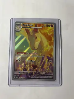 Rapidash 189/182 Destined Rivals Illustration Rare Pokemon TCG Holo - Image 1