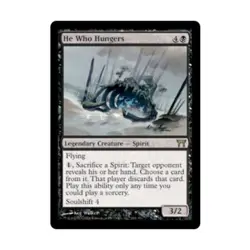 WOTC MtG Champions of Kamigawa He Who Hungers (R) (Foil) VG - Image 1