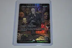 MTG magic SPIDERMAN mar MARVEL ETERNAL FOIL CLEVER IMPERSONATOR #008 MYTHIC - Image 1