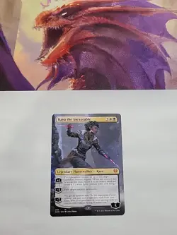 MTG - Kaya the Inexorable (Borderless) Kaldheim Regular Mythic #288 - Image 2