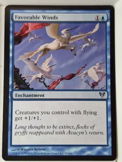 Favorable Winds - Avacyn Restored - Magic the Gathering MTG Nice! - Image 1
