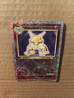 Pokemon Legendary Collection Reverse Holo Alakazam 1/110 WOTC 2002 Rare - Image 4